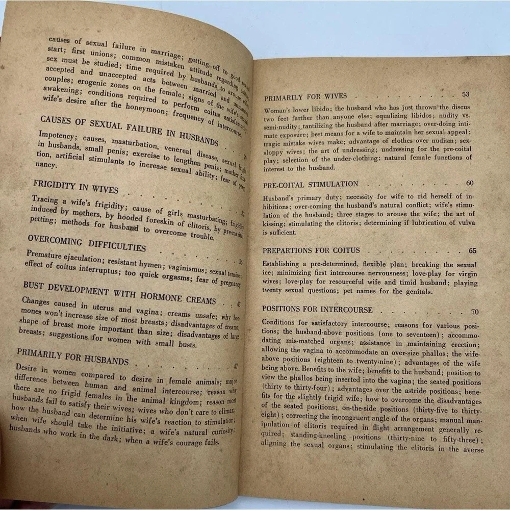 Handbook for Husbands‎ (& wives) Sexual Adjustment in Marriage 1949 Book